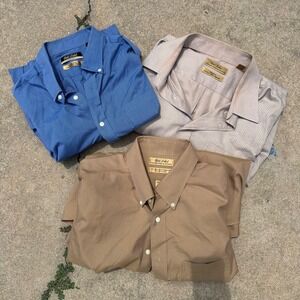 Roundtree & Yorke Gold Label Non-Iron Button Down Shirts XL‎